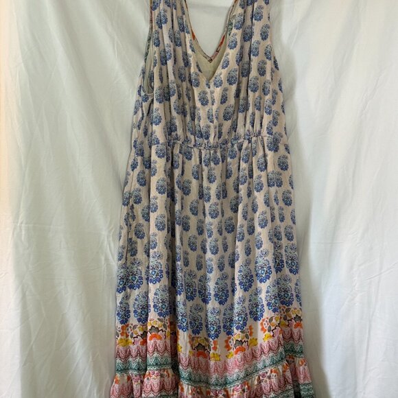 A+ by Anthropologie Gathered Tiered Maxi Dress – Boho Print (Plus 3X) - Picture 5 of 5